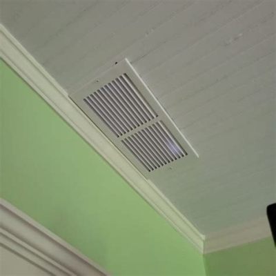 Can You Block a Return Air Vent with Furniture? And Why Would You Want to Paint Your Ceiling Green?