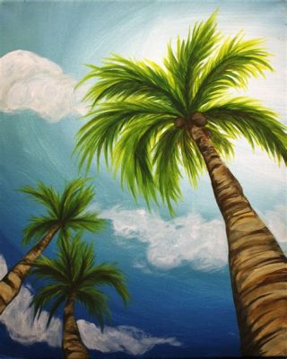 How to Paint Palm Trees: A Journey Through Colors and Imagination